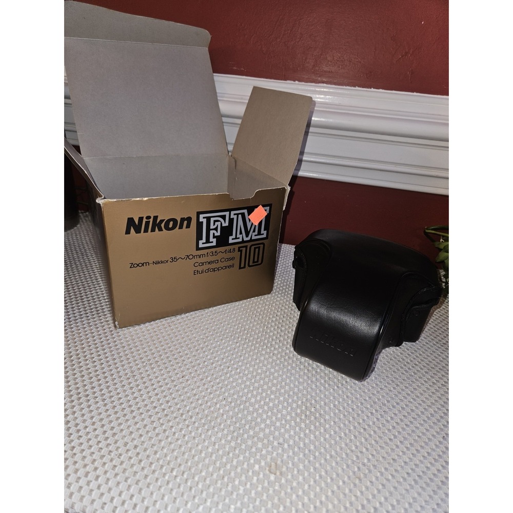 Nikon Genuine Leather Camera Case for Nikon FM 10 With Box Just Case No Camera